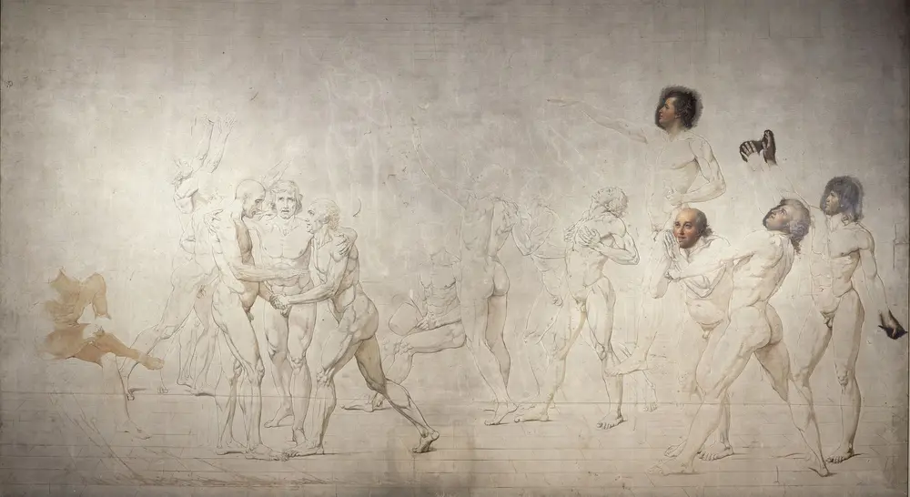 The Tennis Court Oath — Jacques-Louis David