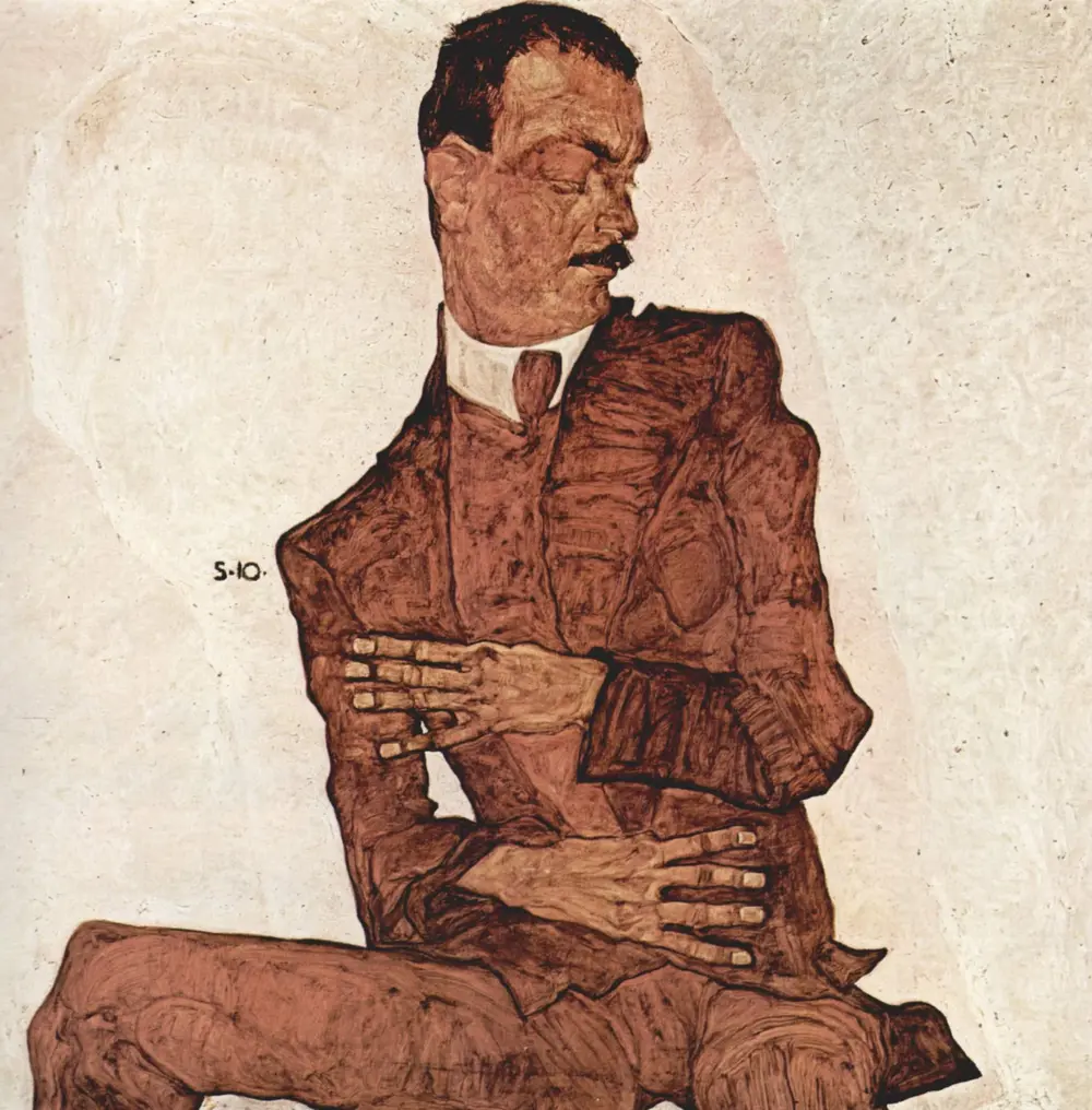 Portrait of Arthur Rössler — Egon Schiele