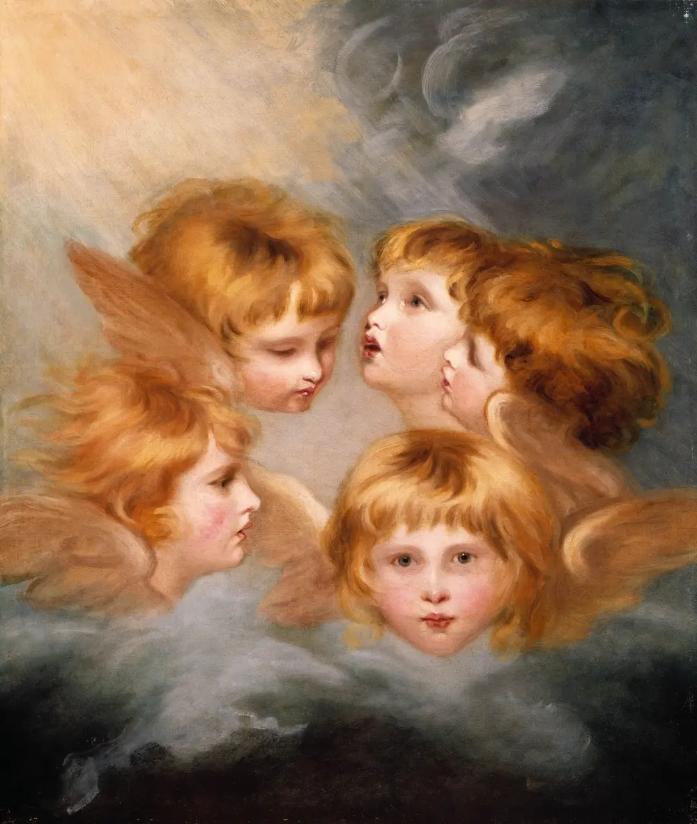 Heads of Angels: Miss Frances Gordon — Joshua Reynolds