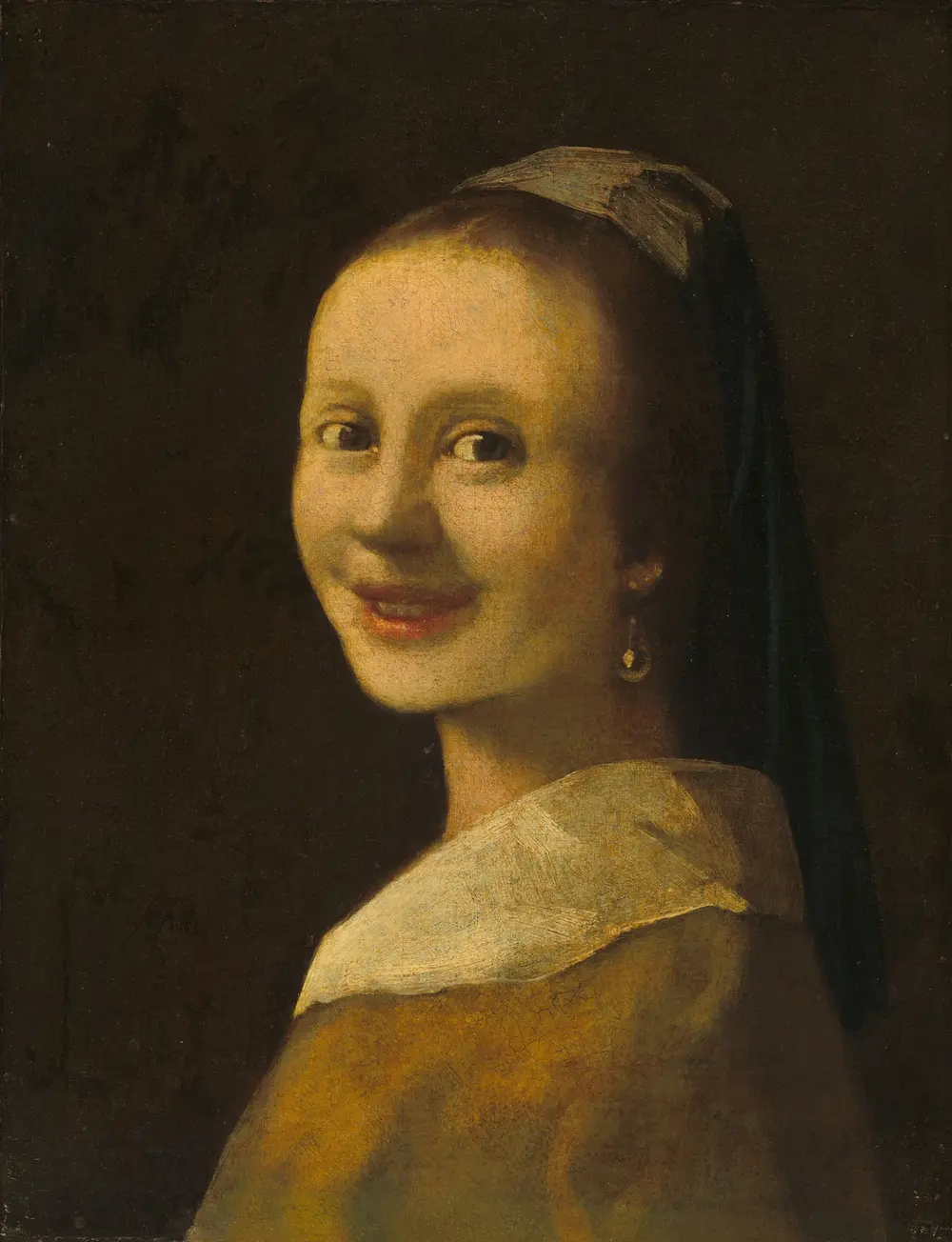 The Smiling Girl — Imitator of Johannes Vermeer