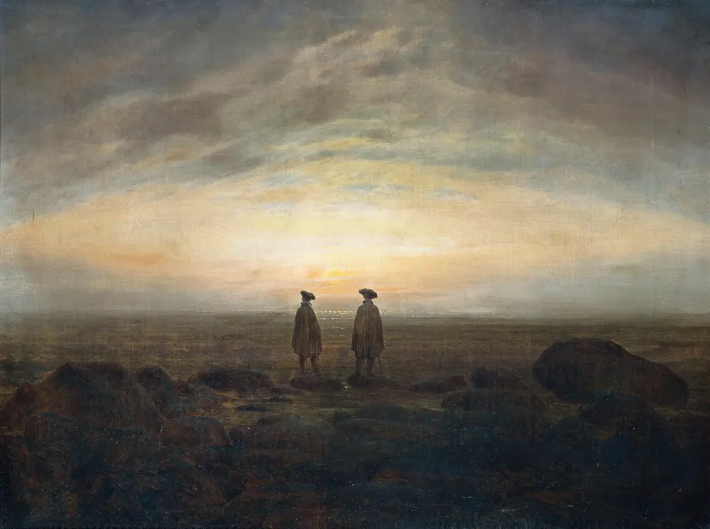 Two Men by the Sea — Caspar David Friedrich