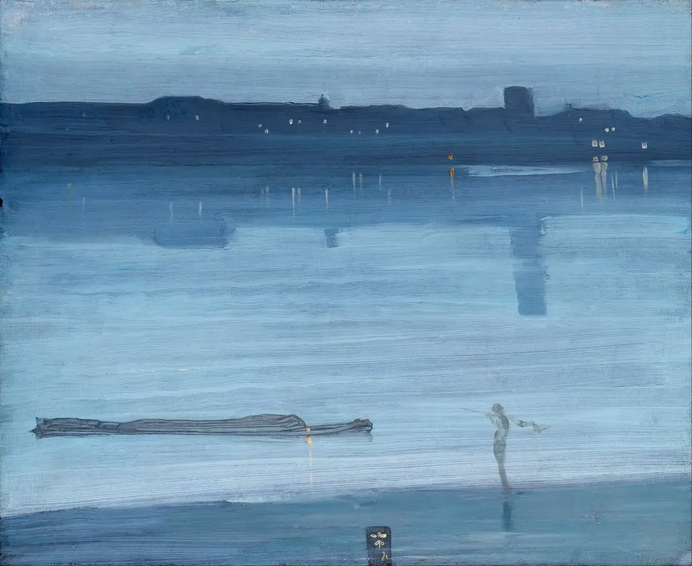 Nocturne: Blue and Silver – Chelsea — James McNeill Whistler