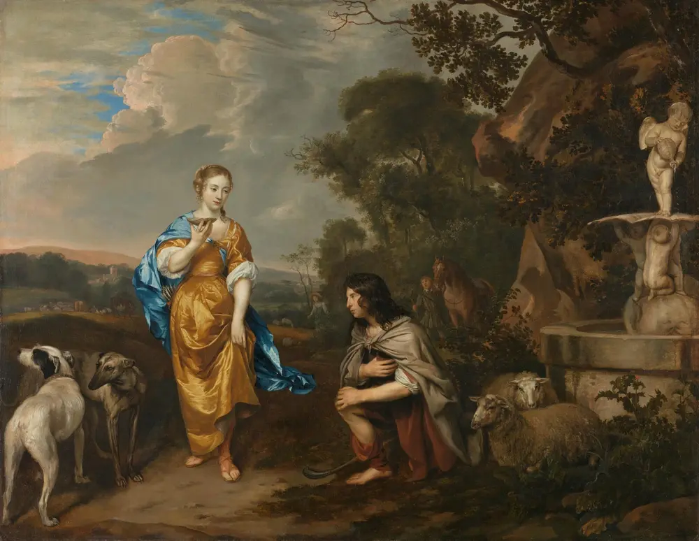 The Meeting of Granida and Daifilo — Jan Mijtens