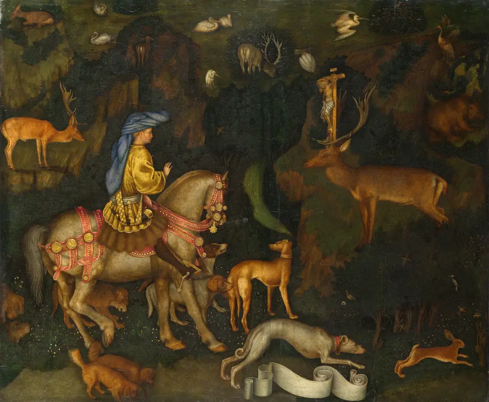 The Vision of Saint Eustace — Pisanello