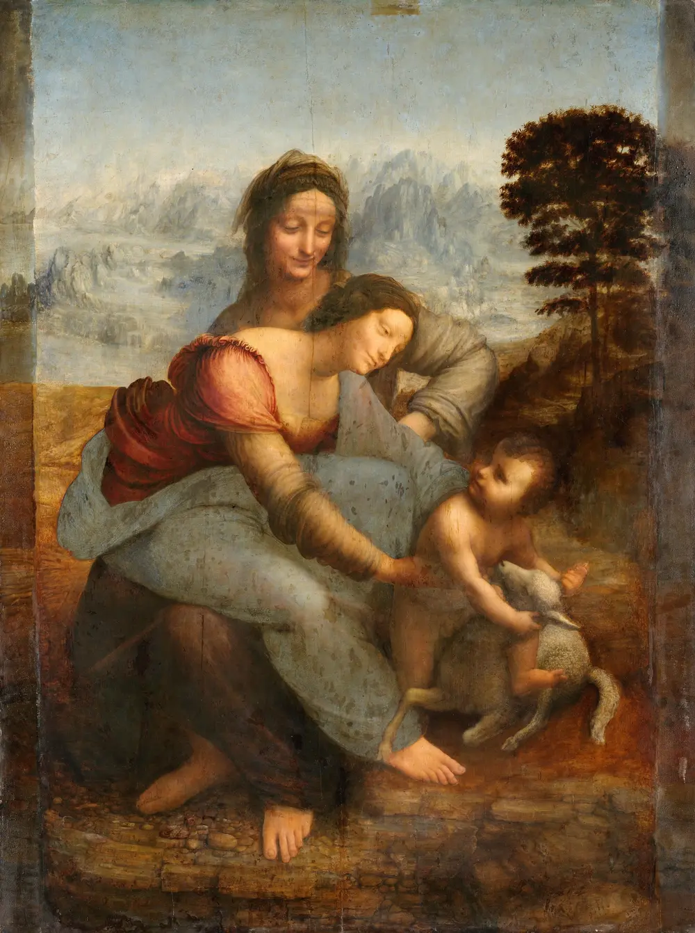 The Virgin and Child with Saint Anne — Leonardo da Vinci