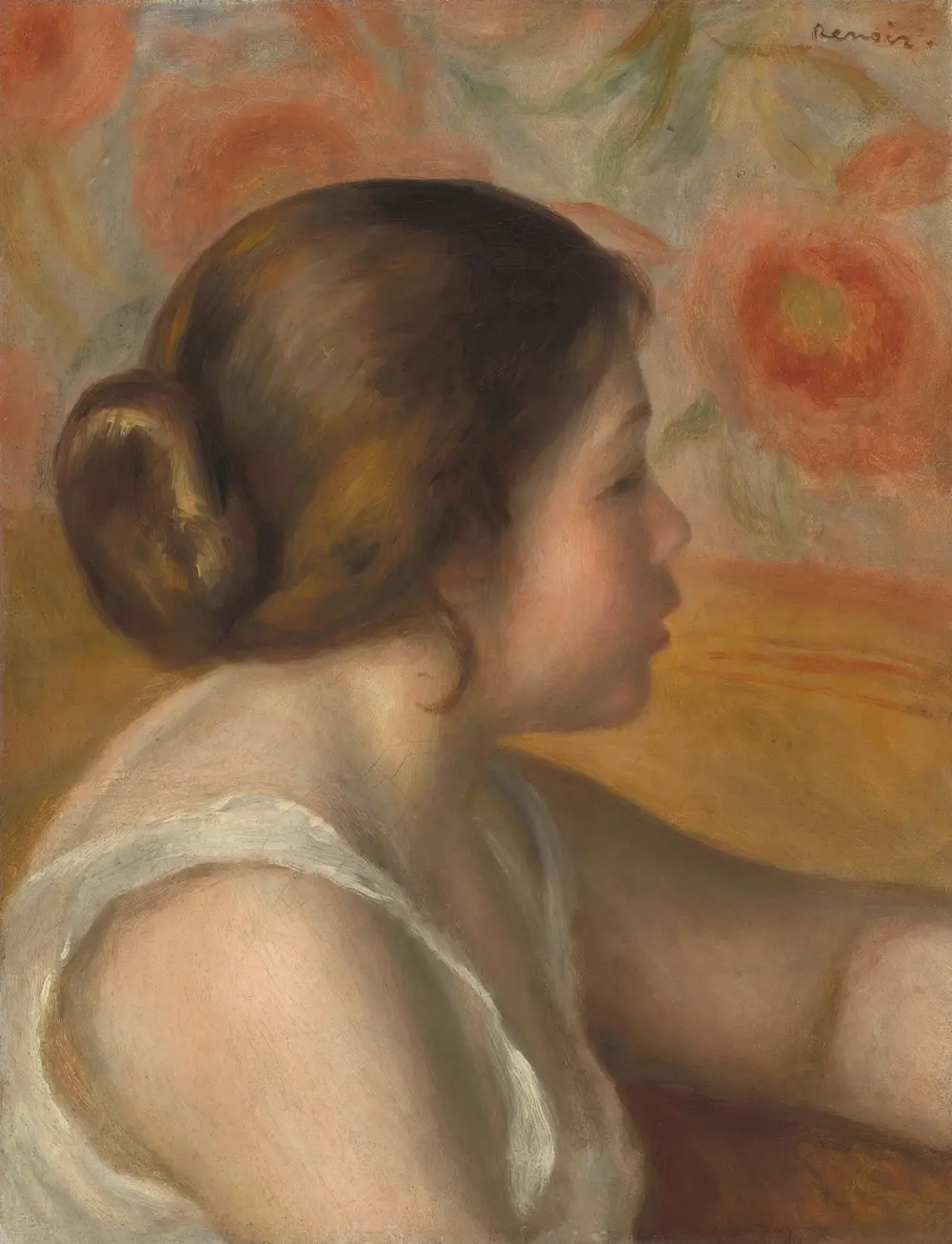 Head of a Young Girl — Pierre-Auguste Renoir