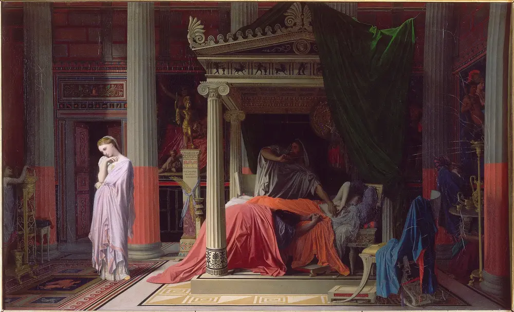 Antiochus and Stratonice — Jean Auguste Dominique Ingres