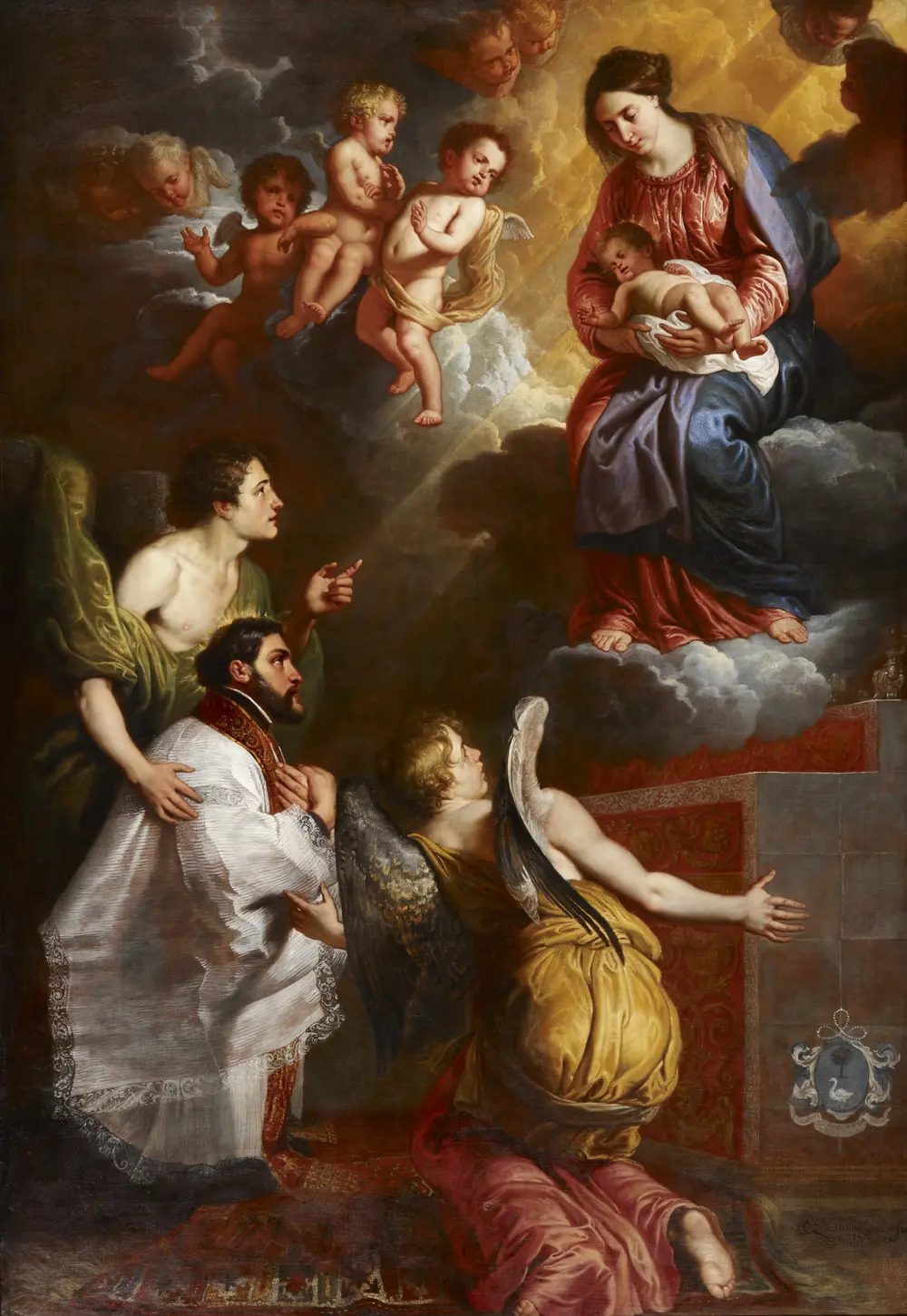 The Vision of St. Francis Xavier — Erasmus Quellinus II (Flemish, 1607-1678)