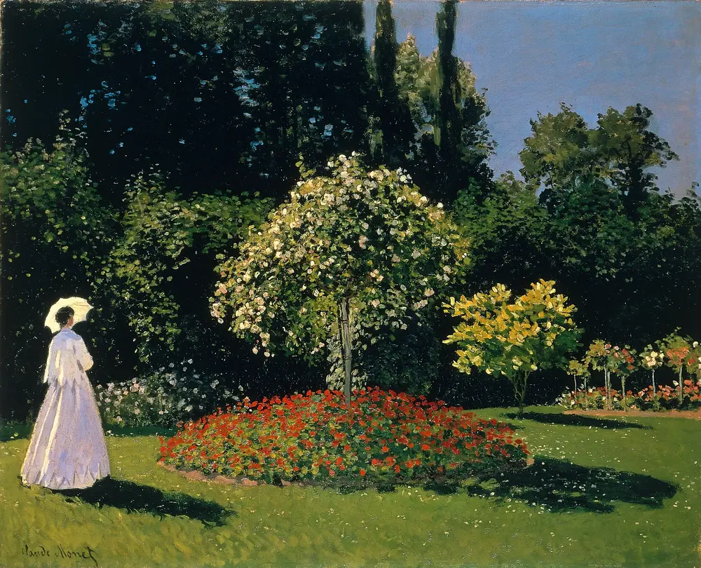 Woman in the Garden — Claude Monet