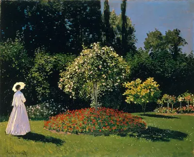 Woman in the Garden — Claude Monet