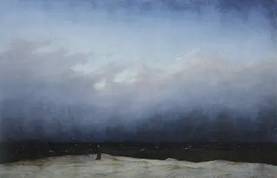 The Monk by the Sea — Caspar David Friedrich