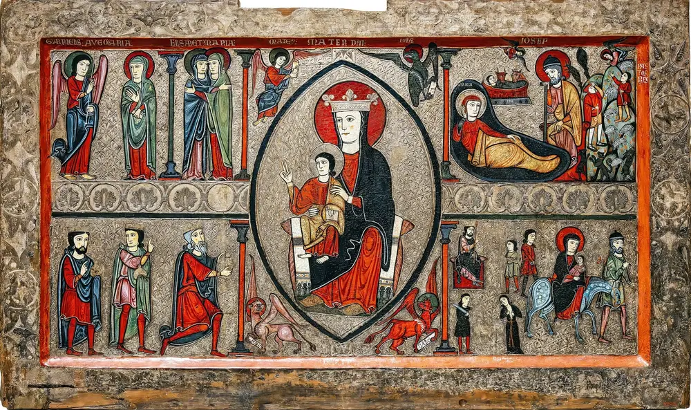 Altar frontal from Cardet — Unknown author