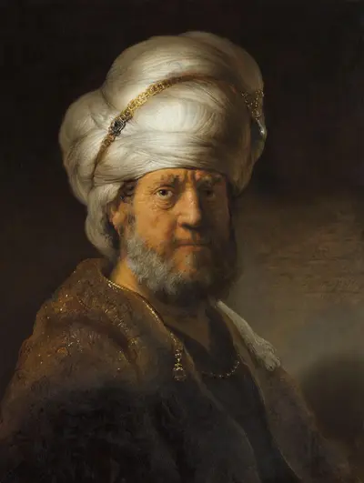 Bust of a Man in Oriental Dress