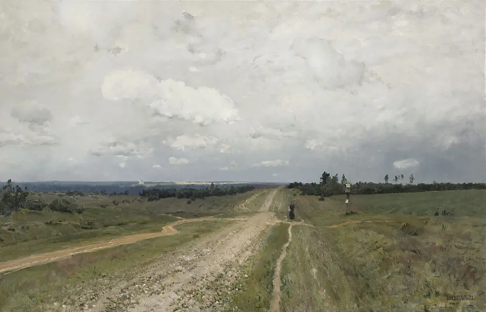 The Vladimirka — Isaac Levitan