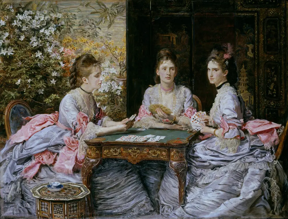 Hearts are Trumps — John Everett Millais