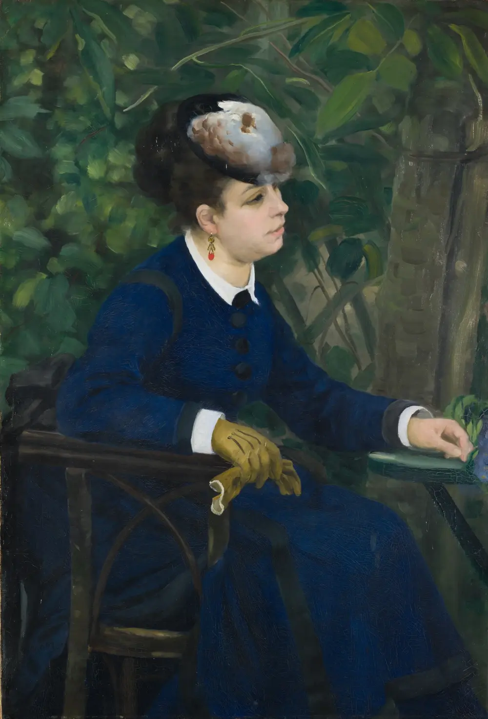 Femme dans un jardin — Pierre-Auguste Renoir