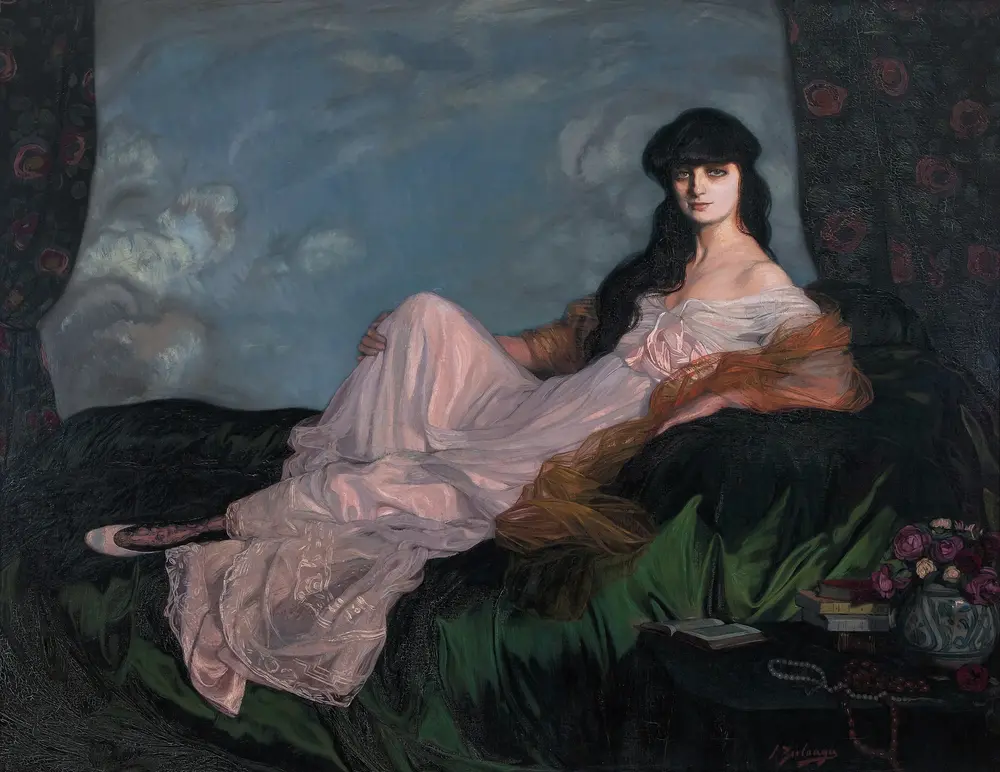 Portrait of Countess Mathieu de Noailles — Ignacio Zuloaga