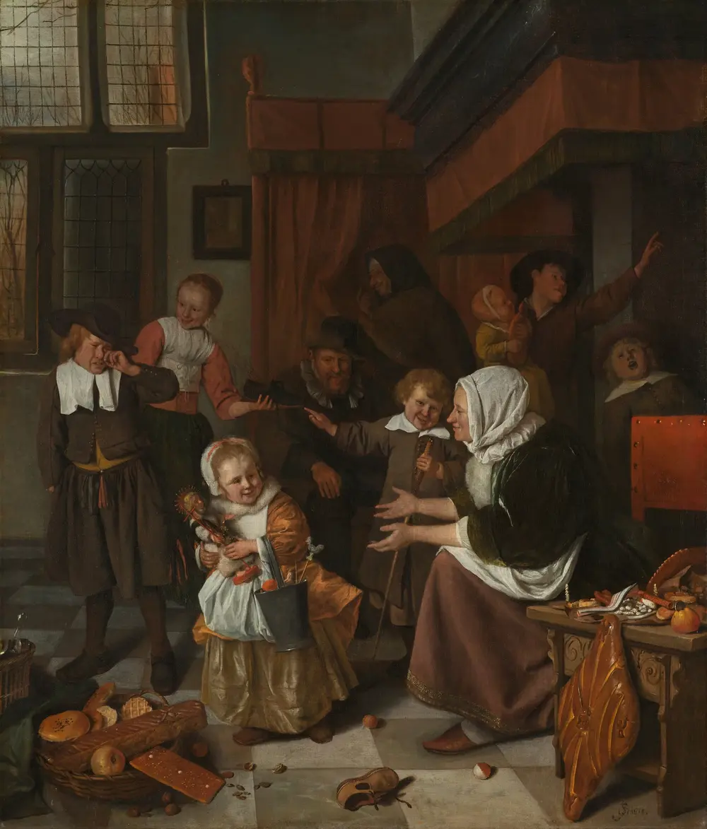 The Feast of Saint Nicholas — Jan Steen