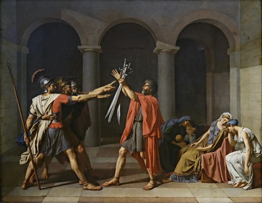 The Oath of the Horatii — Jacques-Louis David