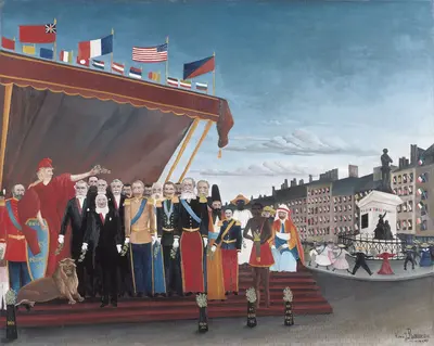 The Representatives of Foreign Powers Coming to Greet the Republic as a Sign of Peace — Henri Rousseau