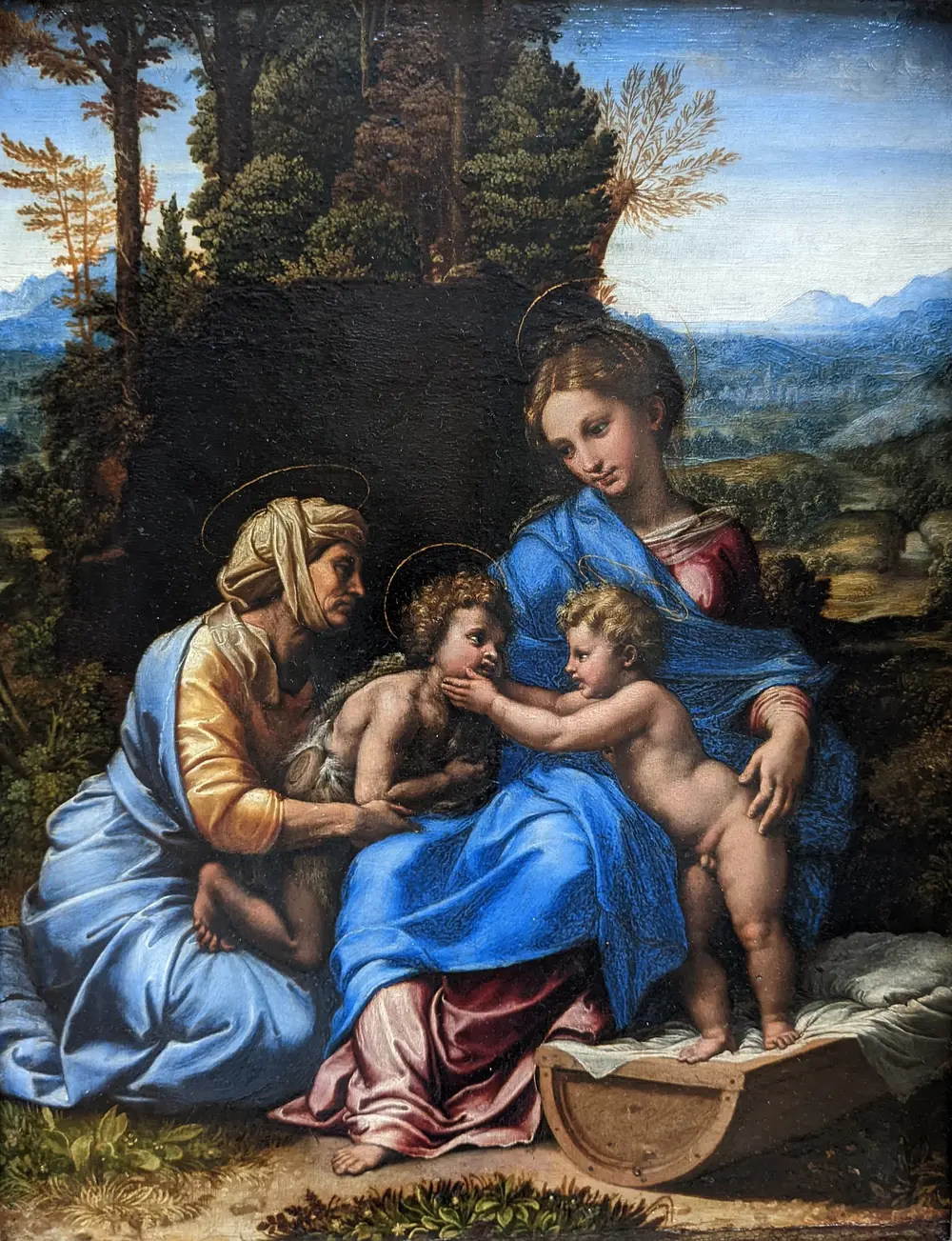 Holy Family with Saint Elizabeth and the infant St. John — Raphael