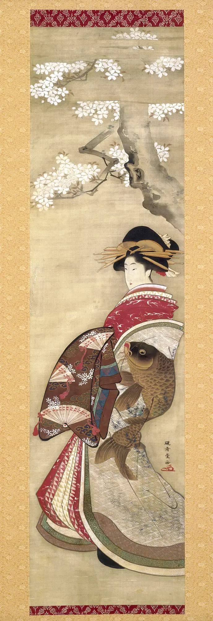 Beauty beneath Flowering Cherry Tree — Kenjūdō (Japanese)