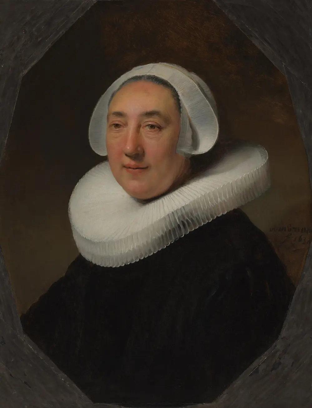 Portrait van Haesje Jacobsdr van Cleyburgh — Rembrandt van Rijn