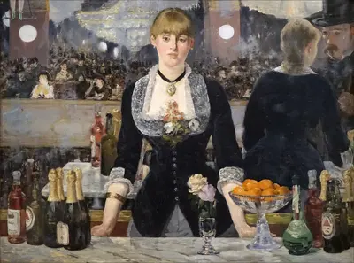 A Bar at the Folies-Bergère Sharon — Édouard Manet