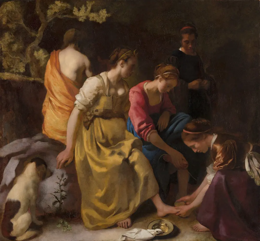 Diana and her Nymphs — Johannes Vermeer