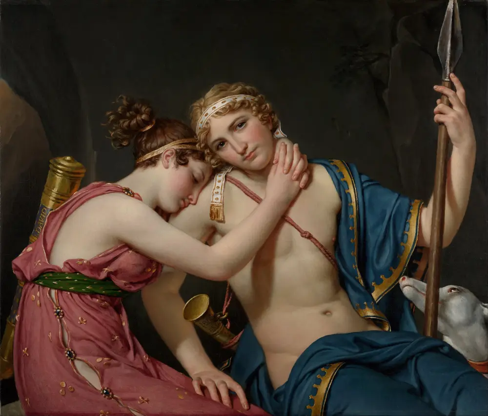 The Farewell of Telemachus and Eucharis — Jacques-Louis David