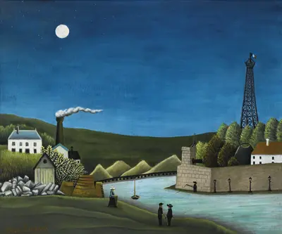 La Seine à Suresnes — Henri Rousseau