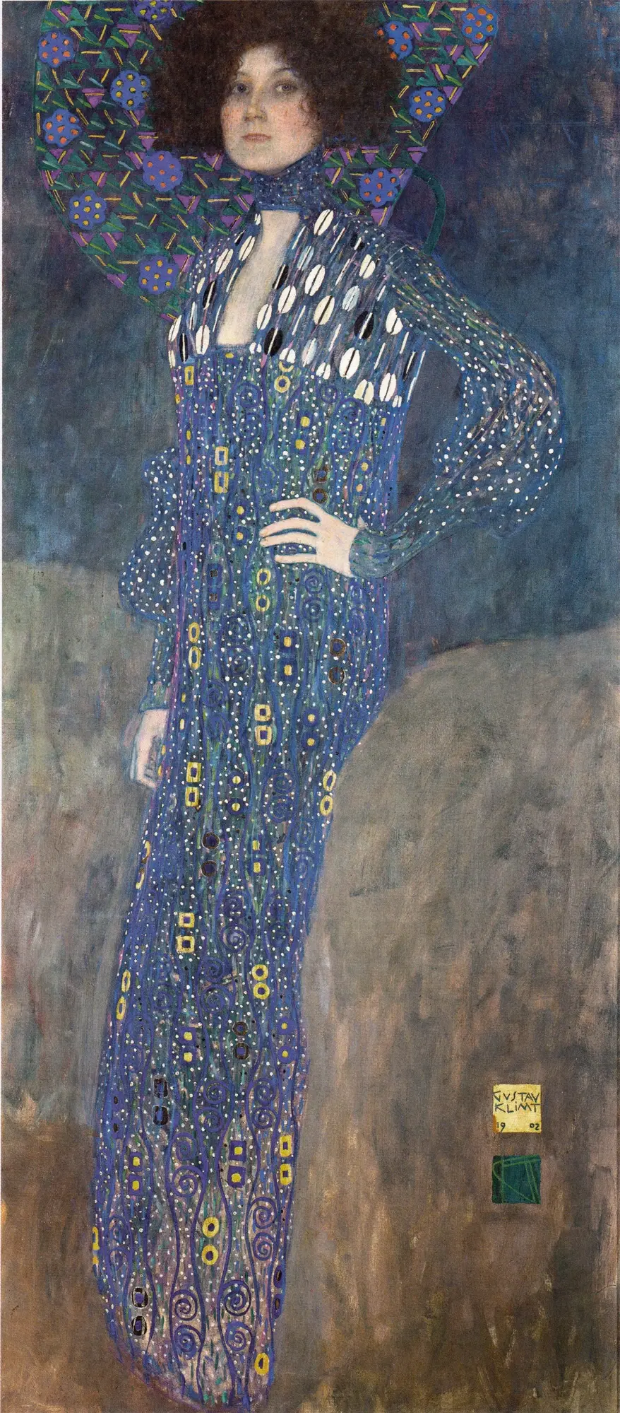 Portrait of Emilie Louise Flöge — Gustav Klimt