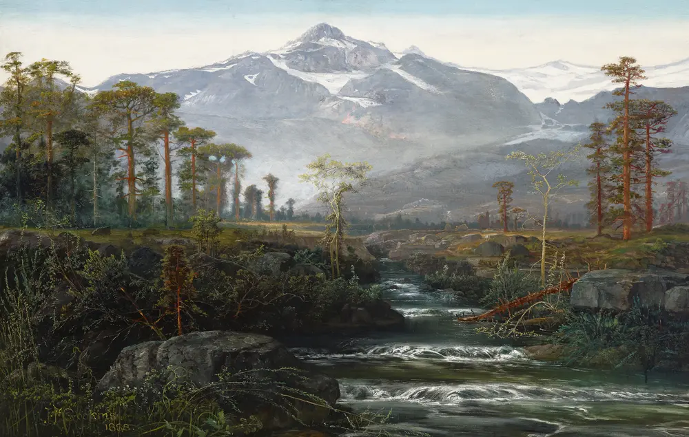 Scene in Switzerland — James Farrington Gookins
