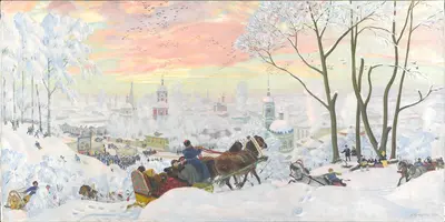Pancake Week — Boris Kustodiev