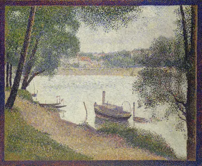 Gray weather, Grande Jatte — Жорж Сёра