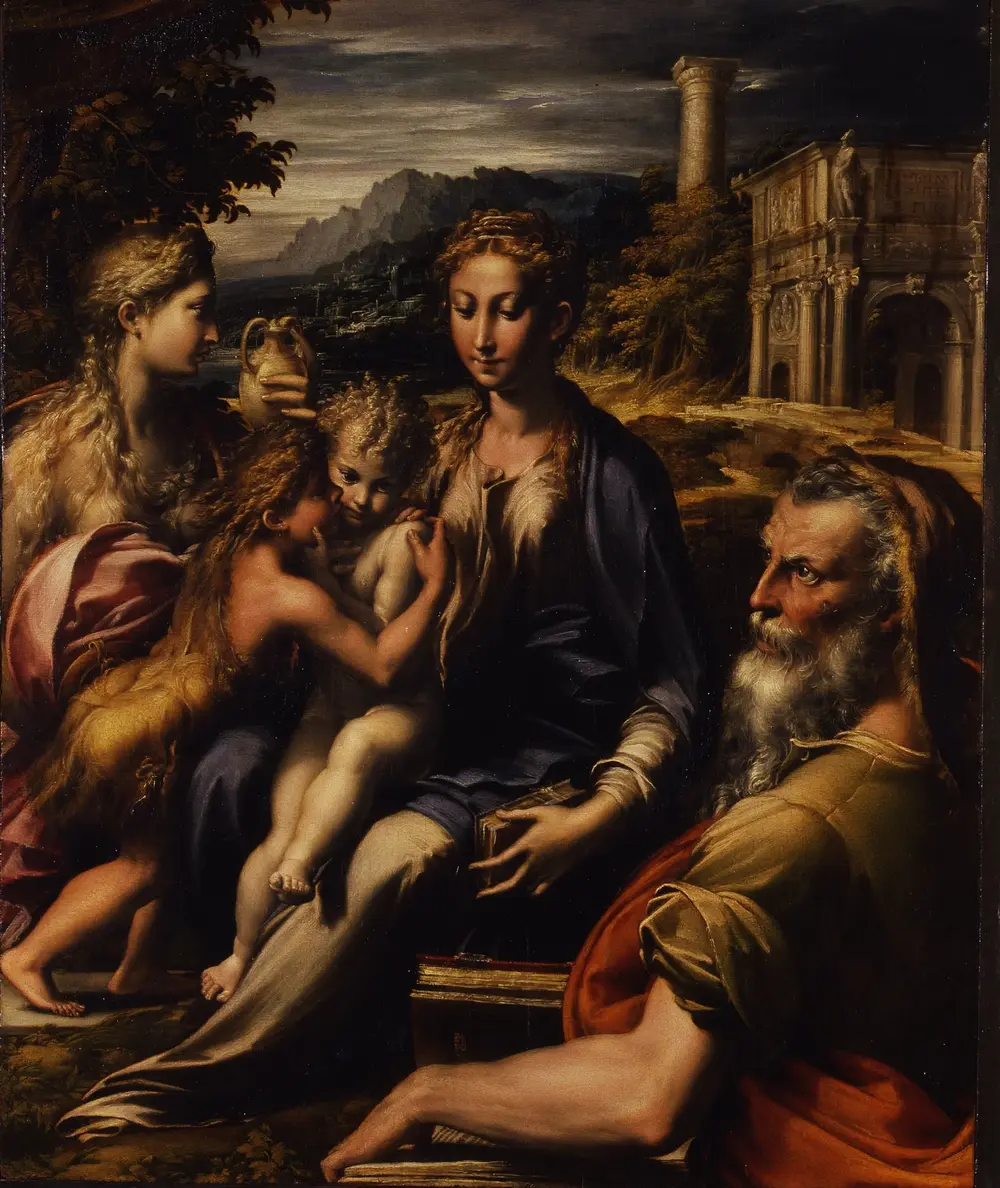 Madonna and Child with Saints — Франческо Пармиджанино