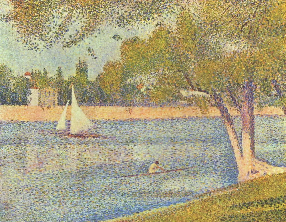The Seine at La Grande Jatte — Жорж Сёра