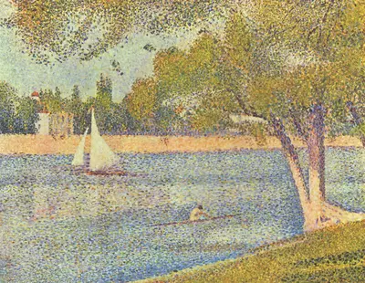 The Seine at La Grande Jatte — Жорж Сёра