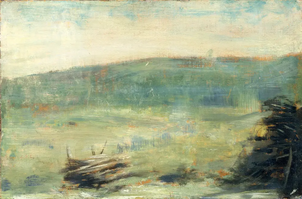 Landscape at Saint-Ouen — Жорж Сёра