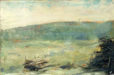 Landscape at Saint-Ouen — Жорж Сёра