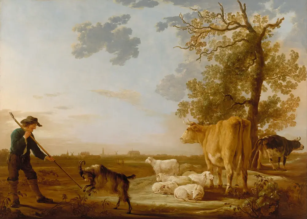 Landscape with cattle — Aelbert Cuyp